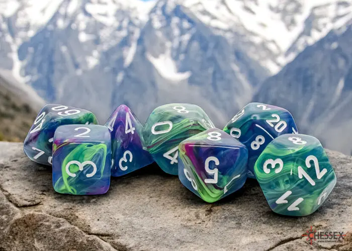 Festive Mega-Hedral Waterlily/White 7-Die Set 1