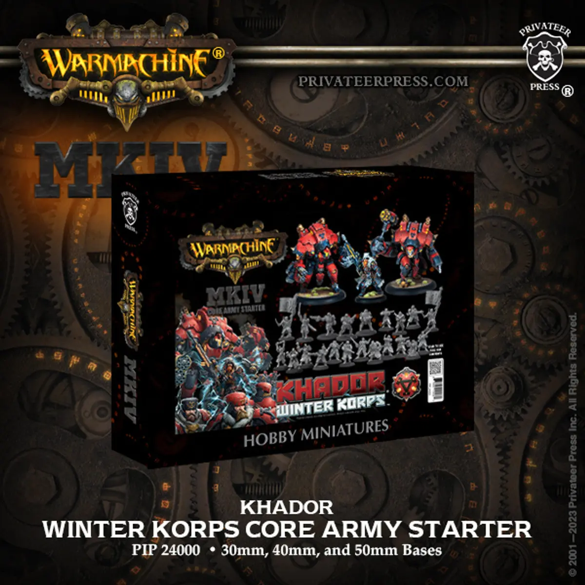Warmachine Mk Iv: Khador Winter Korps Core Army Starter 1