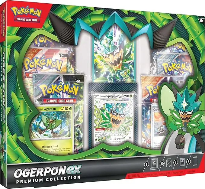 Pokémon Tcg: Ogerpon Ex Premium Collection 1