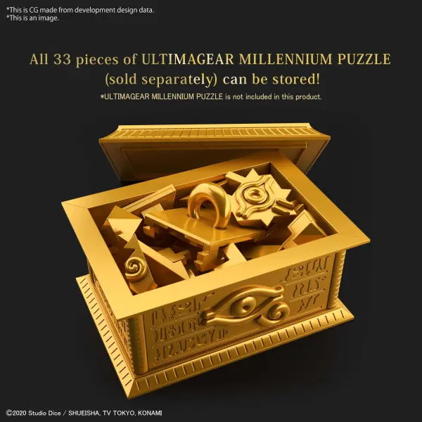 Gold Sarcophagus For Ultimagear Millennium Puzzle 1