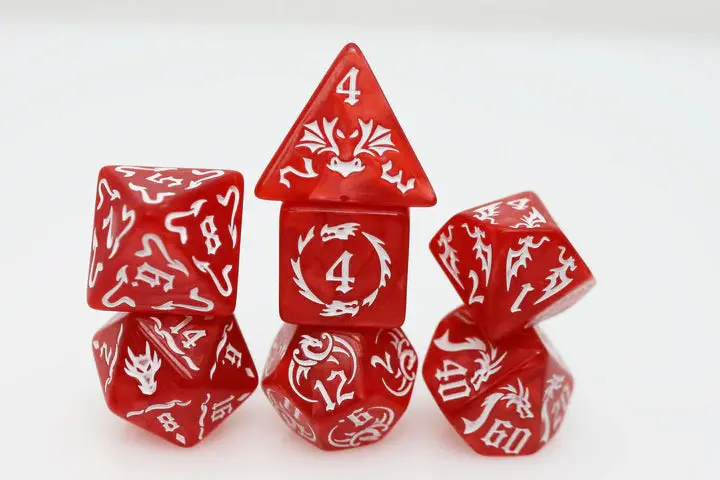 Drake's Flight: Inferno Rpg Dice Set 1
