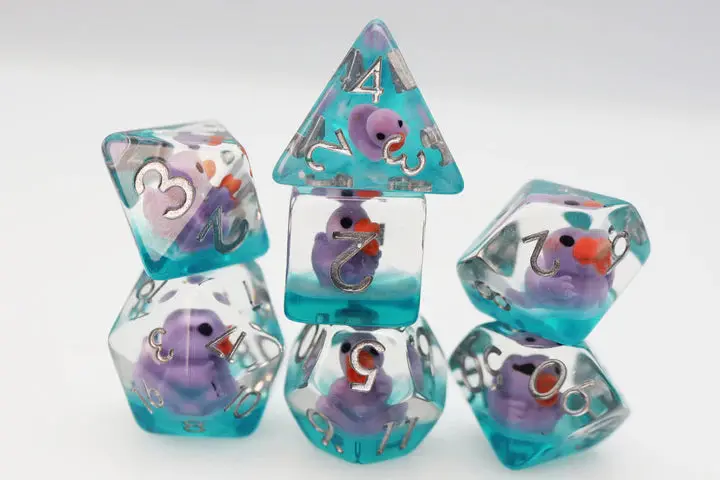 Lovely Duck Rpg Dice Set 1