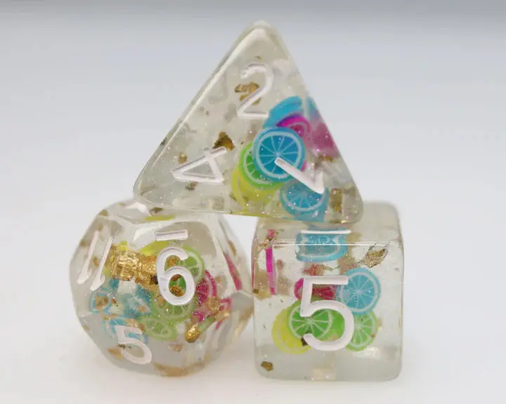 Tropical Punch Rpg Dice Set 1