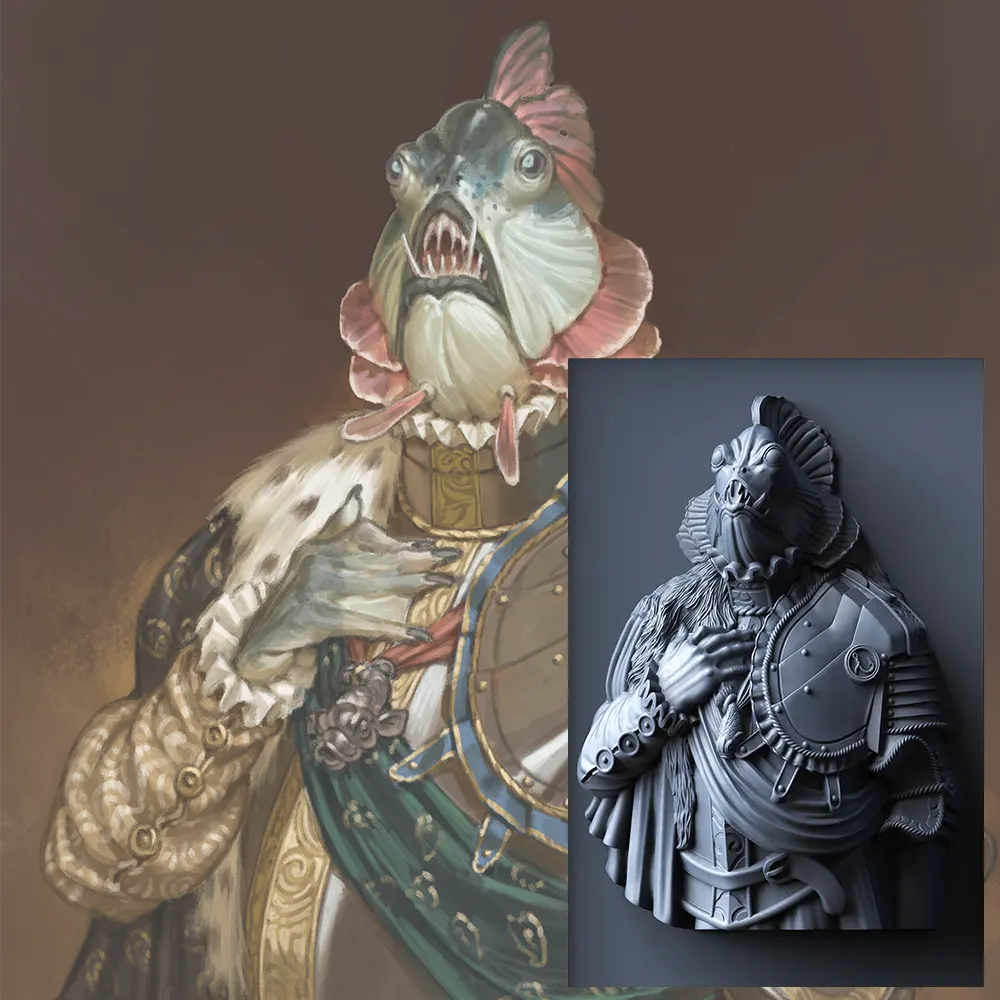 Texture Trainer Frameable #1 - Sir Viathan 1