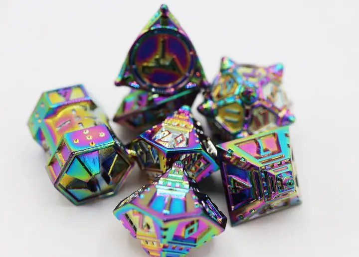 Dice 51: Holographic Projection - Metal Rpg Dice Set 1