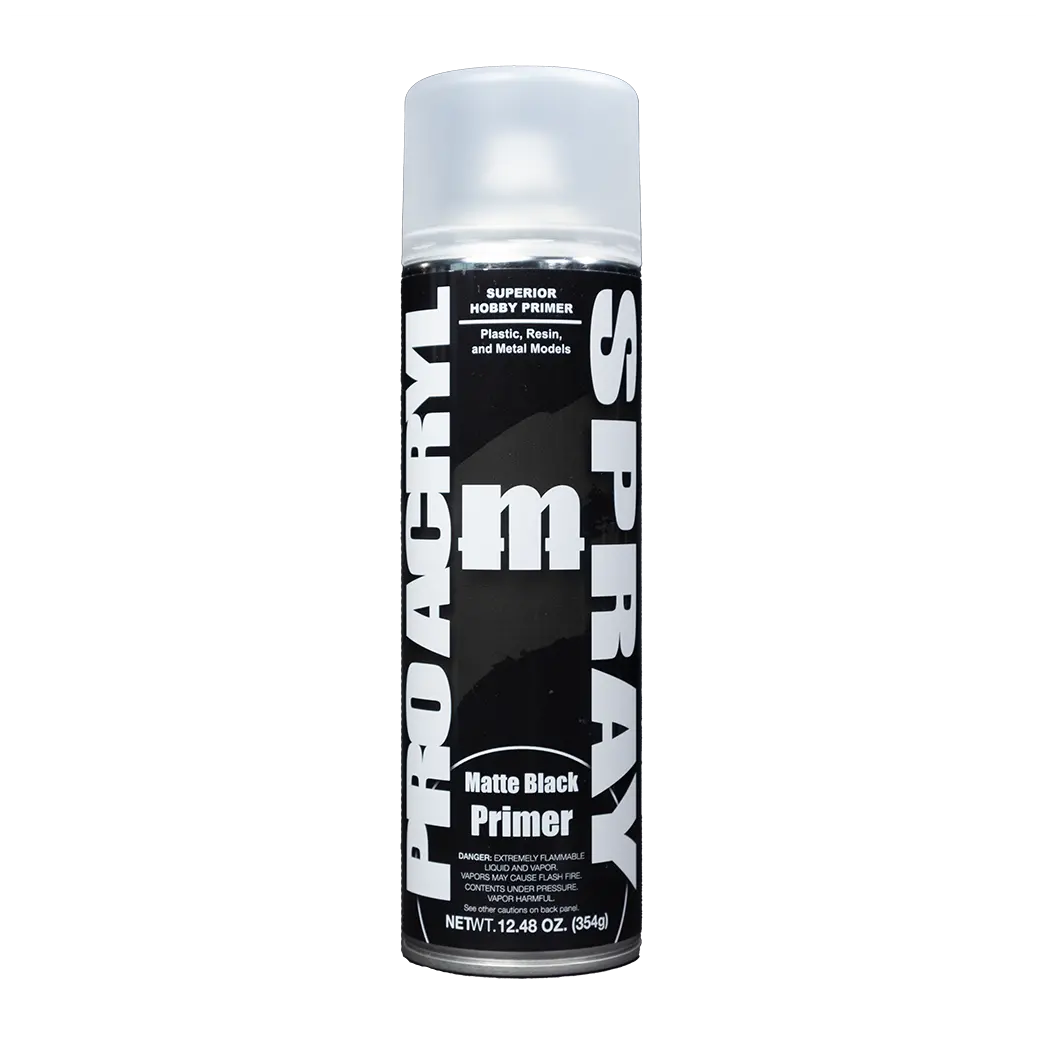 Pro Acryl Spray - Matte Black Primer 1