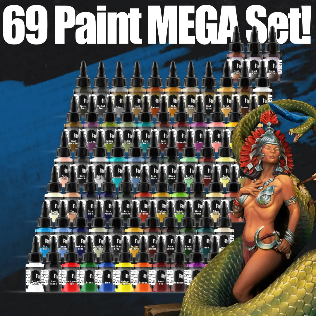 69 Color Pro Acryl Mega Set! 1