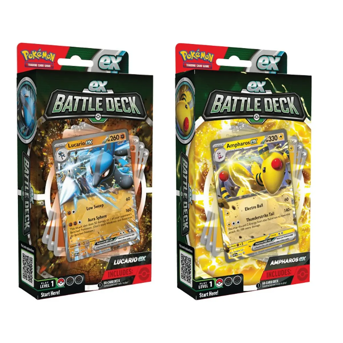 Ampharos Ex / Lucario Ex Battle Deck 1