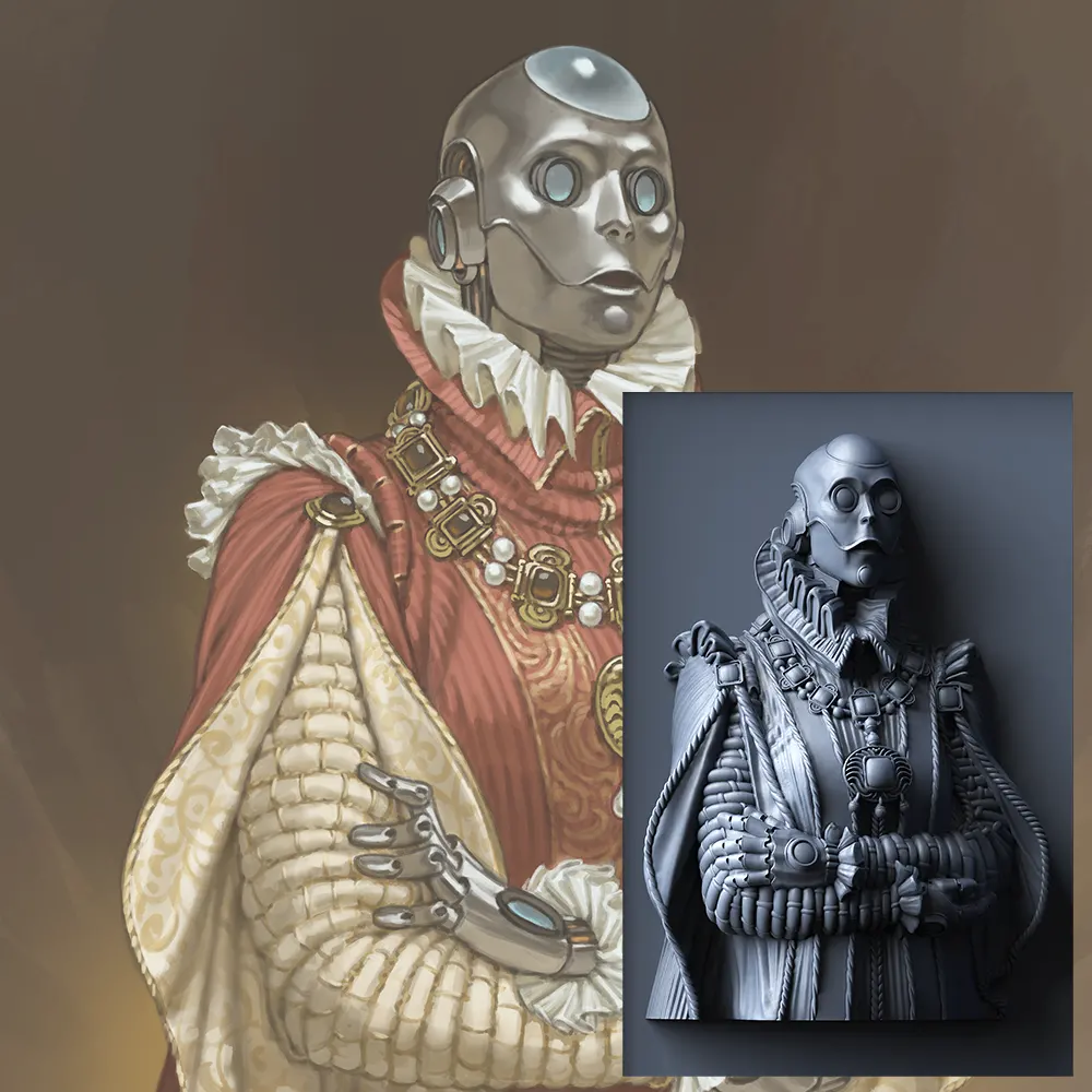 Texture Trainer Frameable #2 - Duchess Prime 1