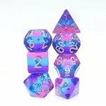 Purple Sky Rpg Dice Set 1