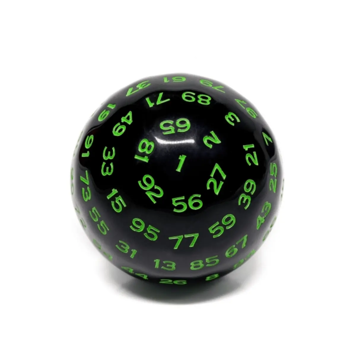 45Mm D100 - Black Opaque With Green 1