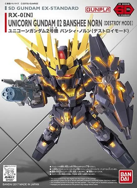 Sd Gundam Ex Standard Unicorn Gundam 2 Banshee Norn 1