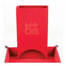 Velvet Fold Up Dice Tower - Red 1