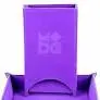 Velvet Fold Up Dice Tower - Purple 1