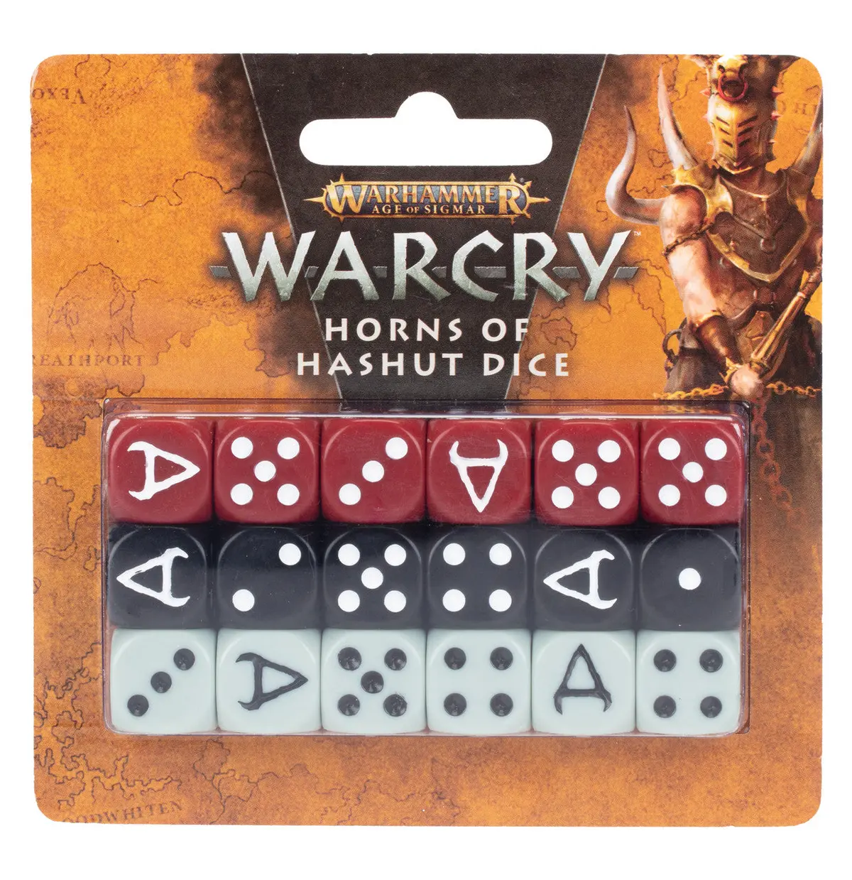 Warcry Horns Of Hashut Dice Set 1