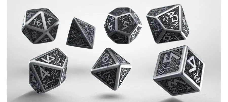 Metal Dwarven Dice Set 1