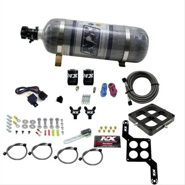Nitrous Express 60047-12 Billet Crossbar Nitrous Plate System – Tunable Dry-Kit Configuration 1